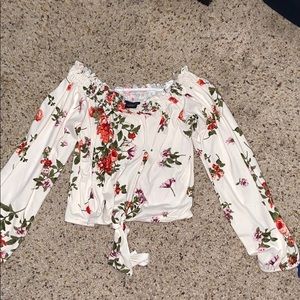 Size small blouse and crop top